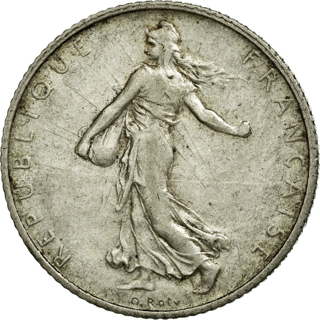 Monnaie, France, Semeuse, Franc, 1910, TB+, Argent, Gadoury:467