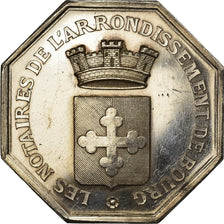 France, Token, Notaires de l'Arrondissement de Bourg, Charrasse, MS(60-62)
