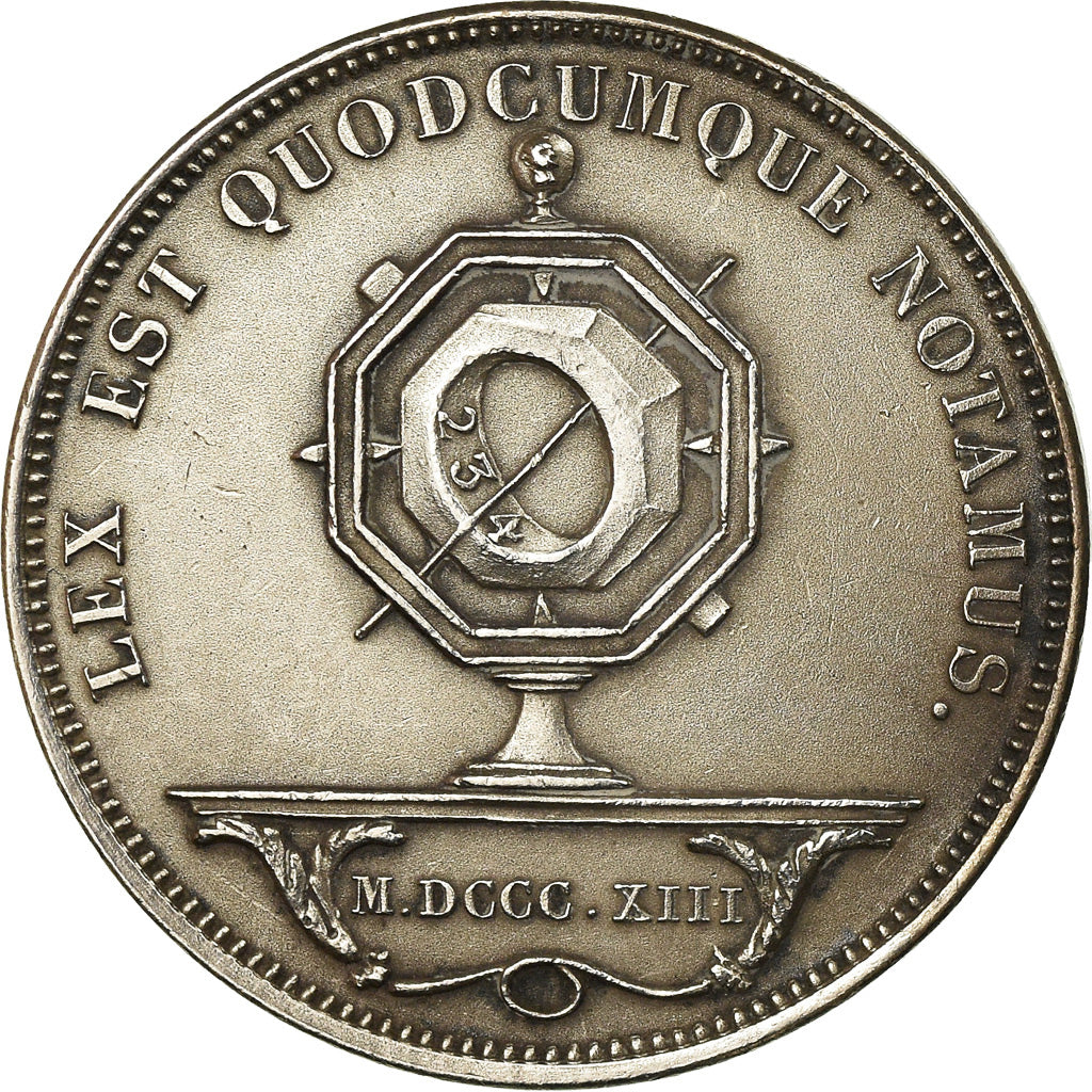 France, Token, Notaires de l'Arrondissement de Saint-Etienne, 1886, MS(60-62)