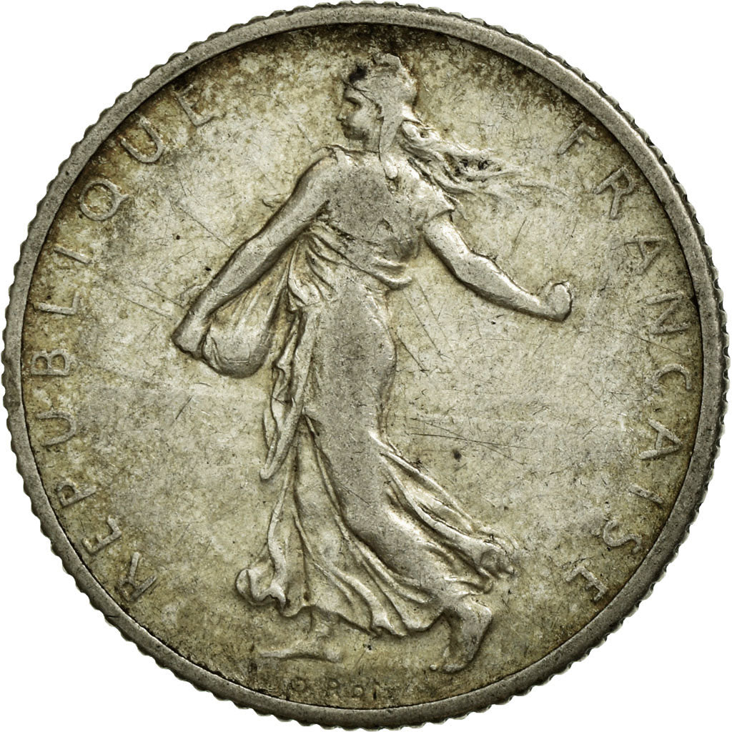 Münze, Frankreich, Semeuse, Franc, 1910, S+, Silber, Gadoury:467