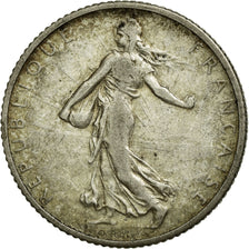 Münze, Frankreich, Semeuse, Franc, 1910, S+, Silber, Gadoury:467
