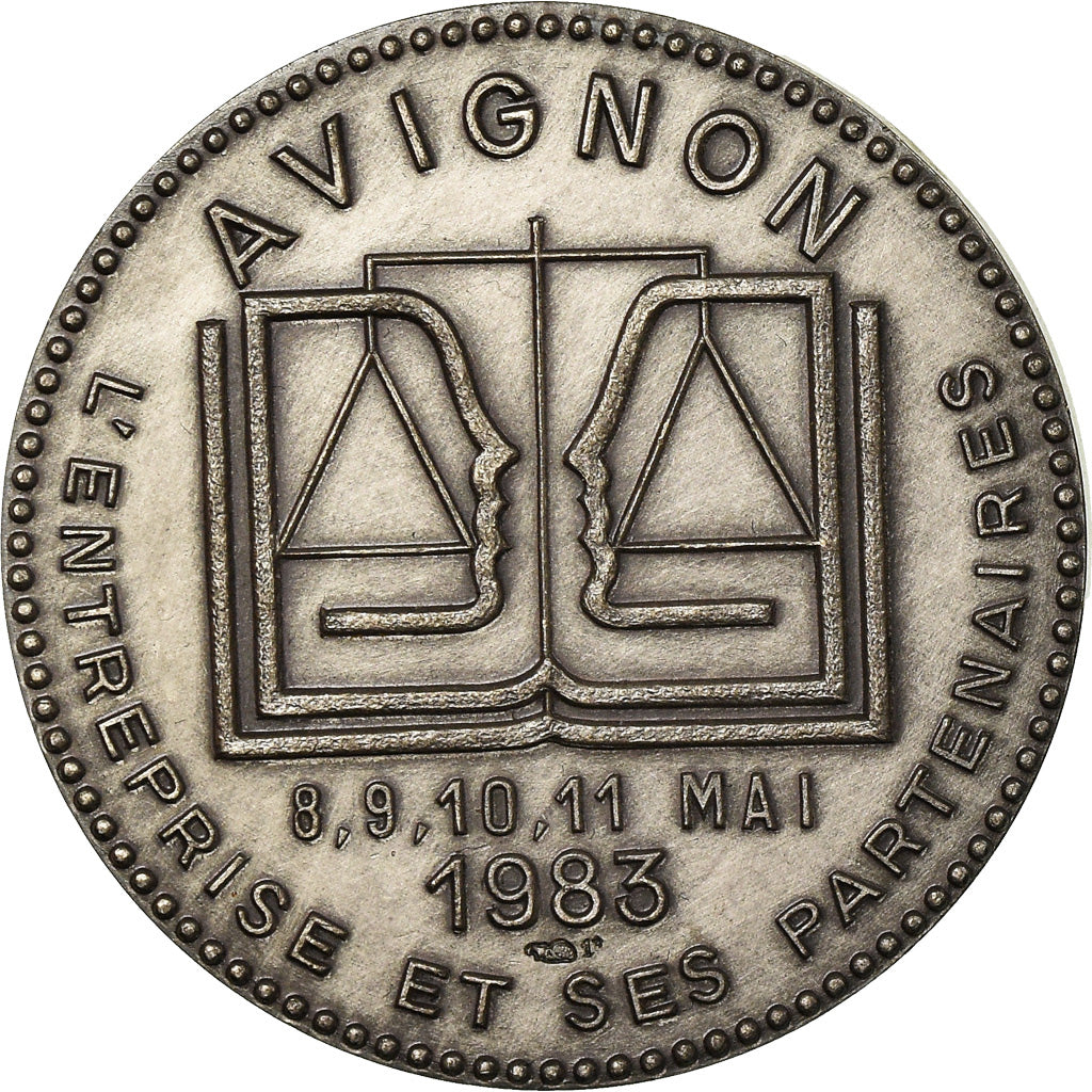 France, Token, 79ème Congrès des Notaires de France, Avignon, 1983, MS(63)
