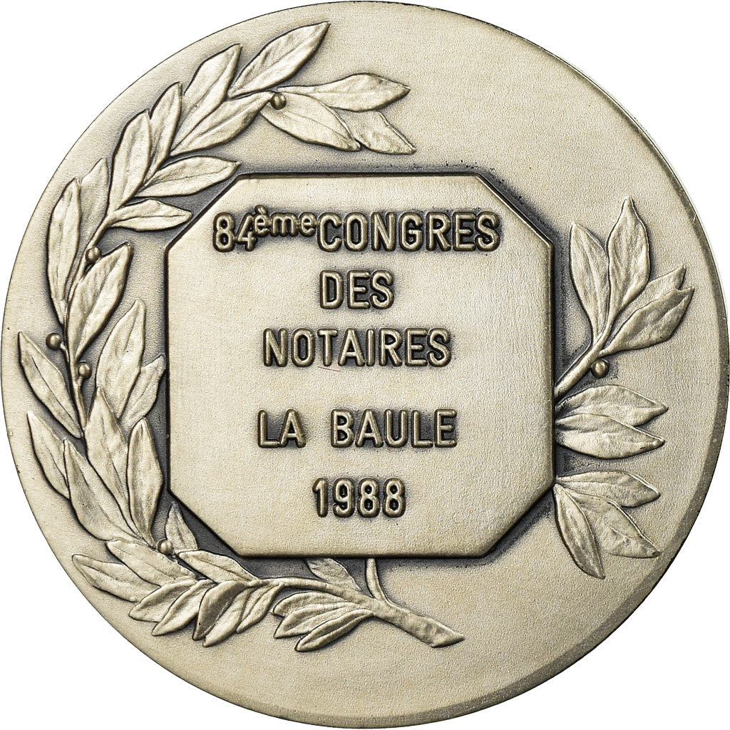 France, Jeton, 84ème Congrès des Notaires de France, La Baule, 1988, SPL