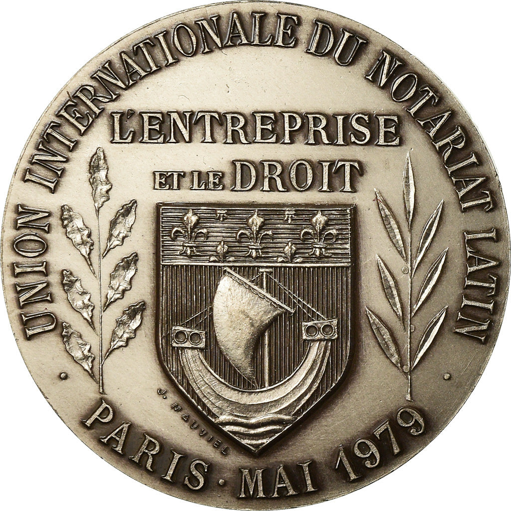 France, Token, Union Internationale du Notariat Latin, Paris, 1979, Mauviel