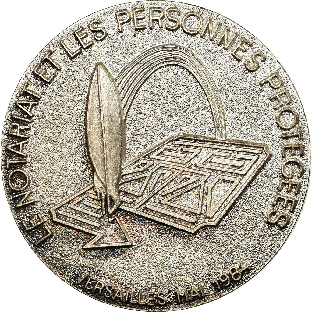 Francia, Token, 80ème Congrès des Notaires de France, Versailles, 1984, EBC+