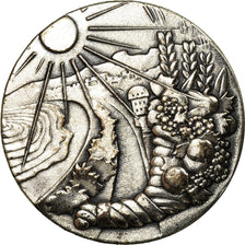 Francia, Token, 82ème Congrès des Notaires de France, Nice, 1986, BB+, Argento