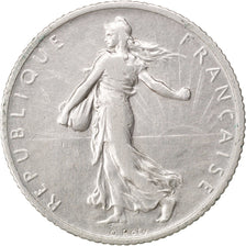 Coin, France, Semeuse, Franc, 1911, EF(40-45), Silver, Gadoury:467