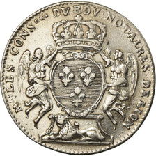 Francia, Token, Conseillers Royaux, Notaires de Lyon, 1715, MBC+, Plata