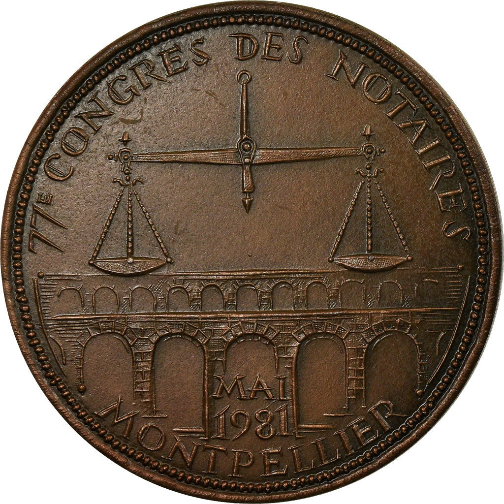 Francja, Token, 77ème Congrès des Notaires de France, Montpellier, 1981
