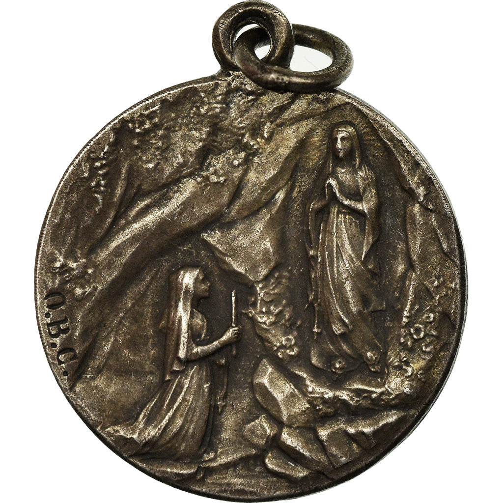 France, Medal, Apparition de la Sainte Vierge dans la Grotte de Lourdes