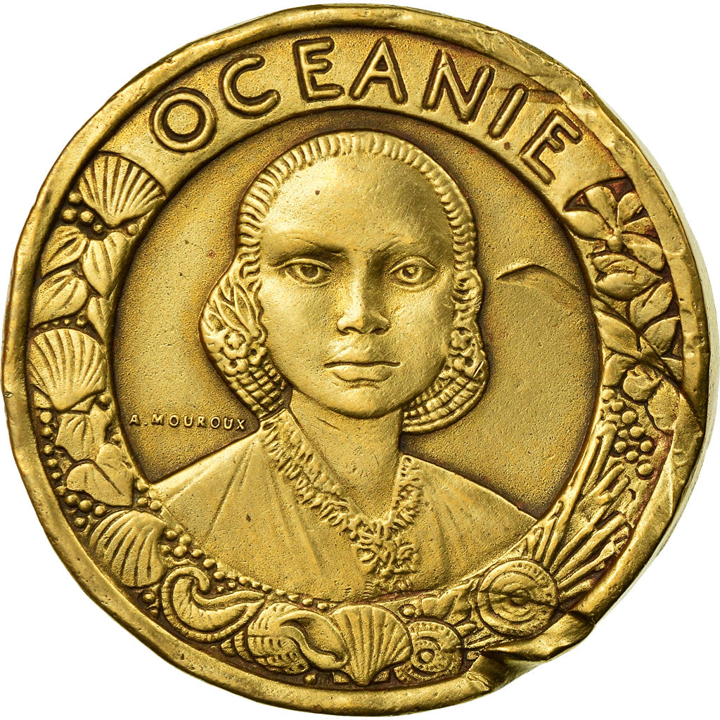 France, Médaille, Exposition Coloniale Internationale, Paris 1931, Océanie