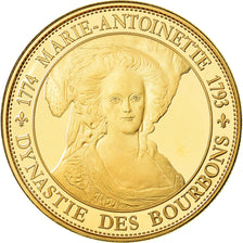 France, Medal, Marie-Antoinette, History, MS(65-70), Copper-Nickel Gilt