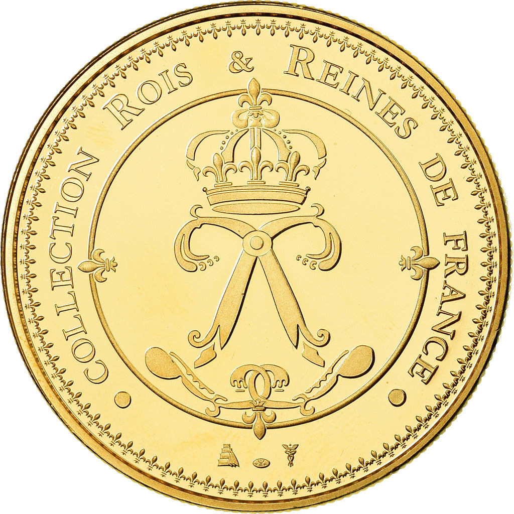 France, Medal, Marie-Antoinette, History, MS(65-70), Copper-Nickel Gilt