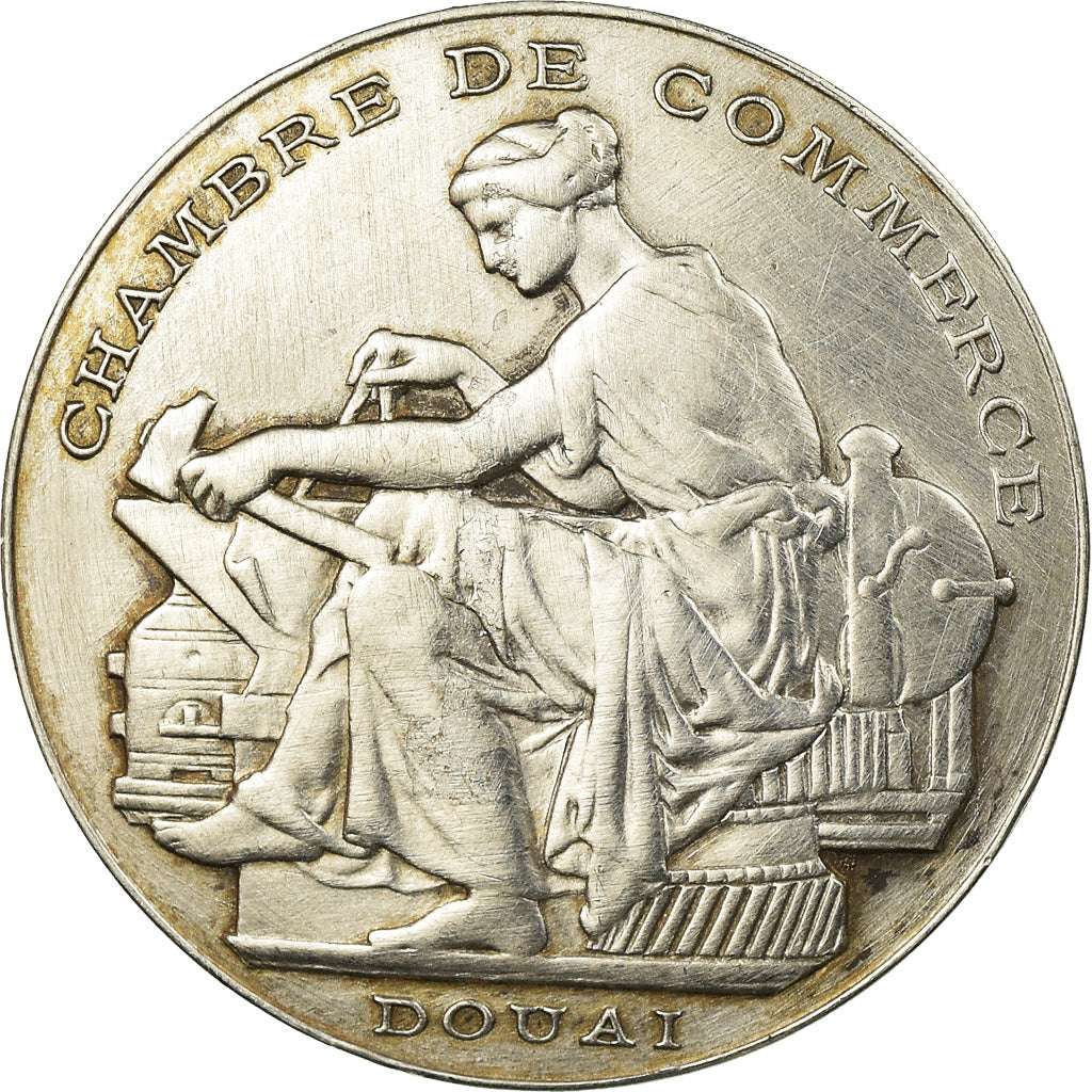 France, Token, Chambre de commerce de Douai, AU(55-58), Silver