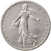 FRANCE, Semeuse, Franc, 1911, Paris, KM #844.1, VF(30-35), Silver, 23, Gadoury..