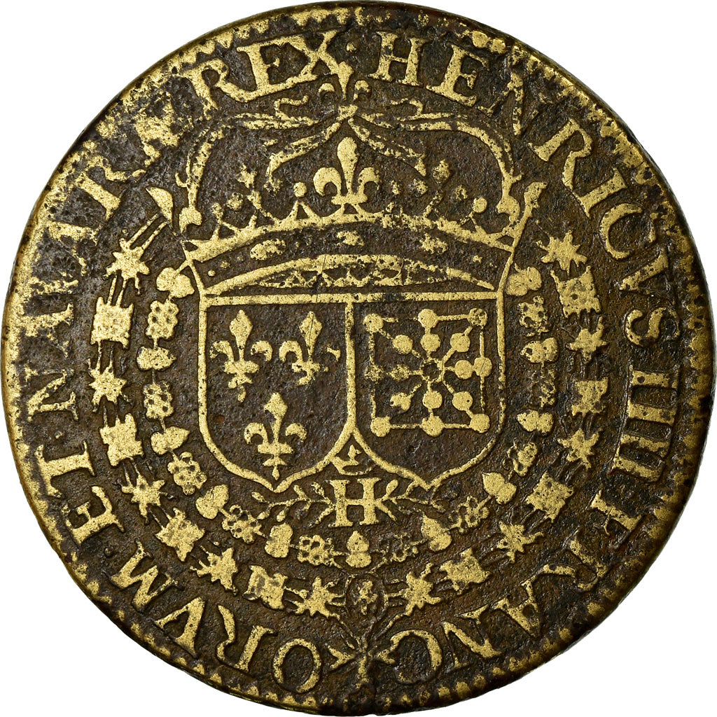 France, Token, Henri IV, Cour des Monnaies de Paris, History, 1603, VF(20-25)