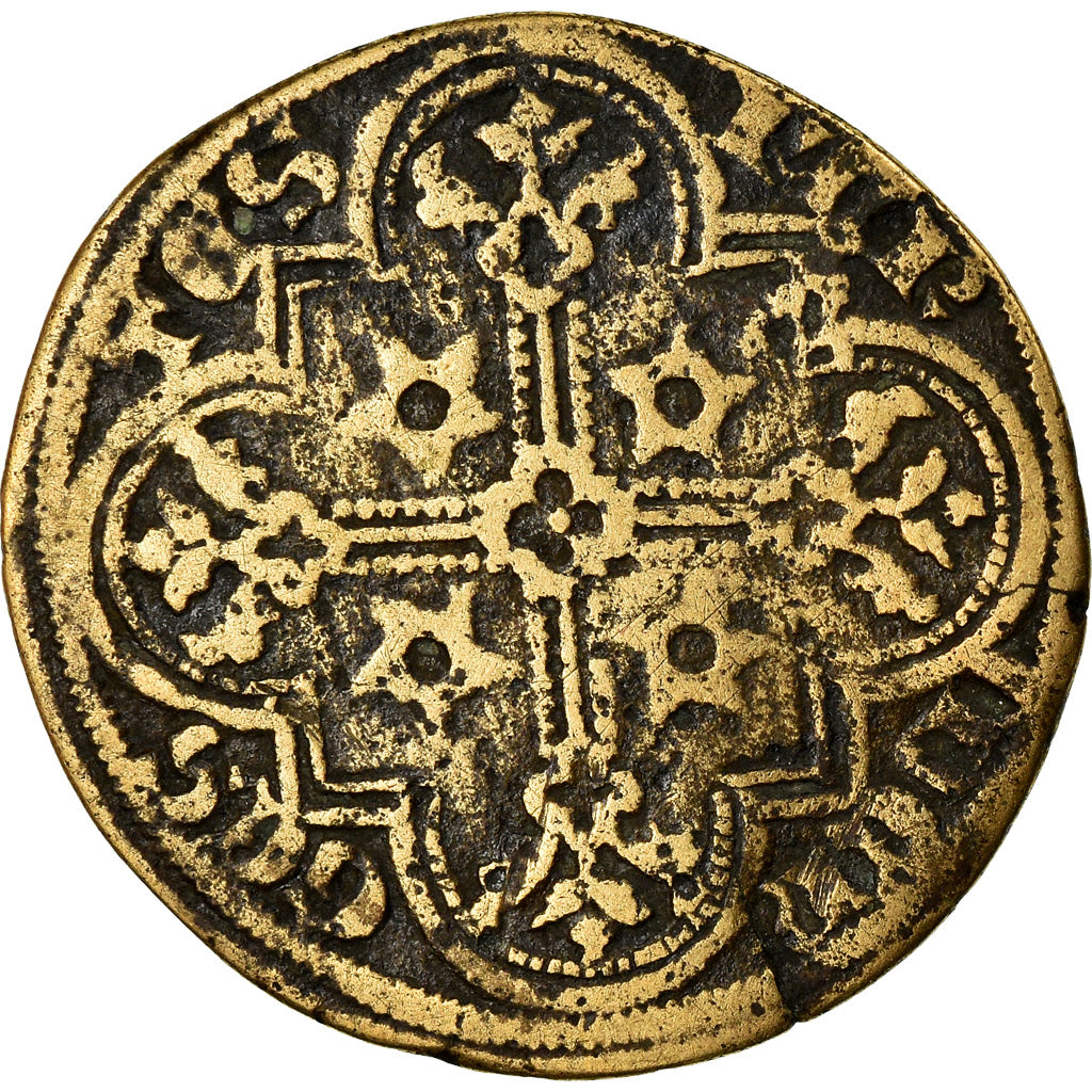 France, Token, Jeton de Compte au Roi Debout, History, VG(8-10), Brass