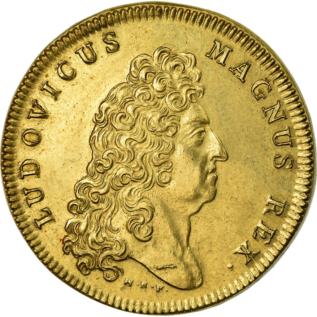 France, Jeton, Louis XIV Le Grand, History, SUP, Cuivre