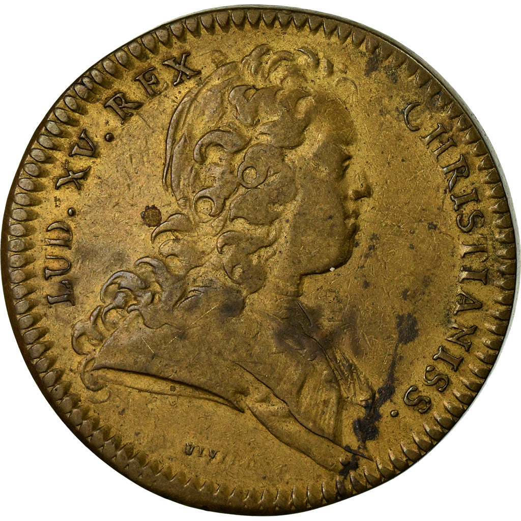 France, Token, Louis XV, Etats d'Artois, History, Duvivier, EF(40-45), Copper