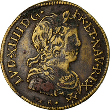 France, Token, Louis XIV, Conseil du Roi, History, EF(40-45), Copper