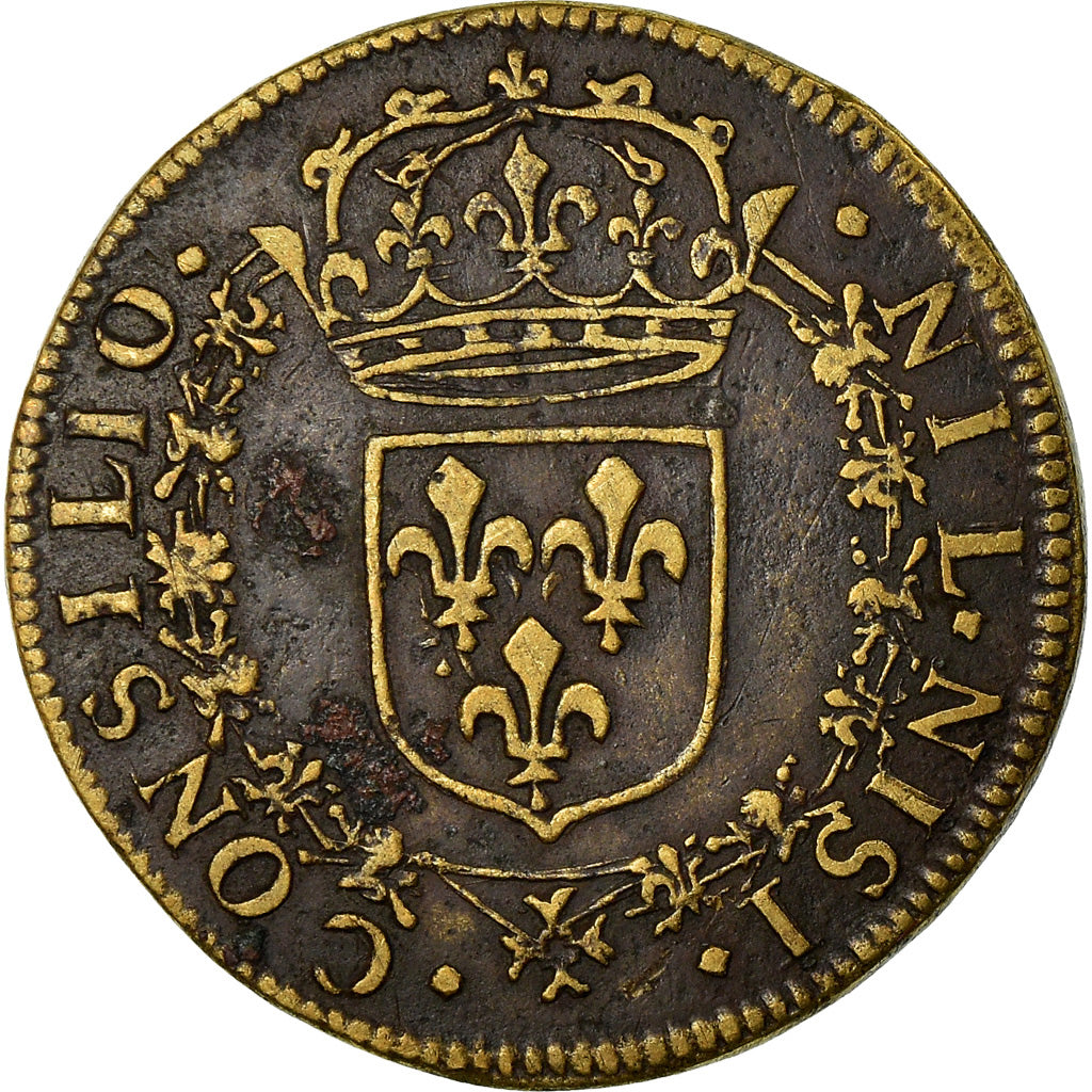 France, Token, Louis XIV, Conseil du Roi, History, EF(40-45), Copper