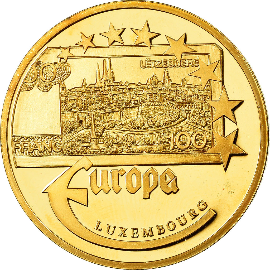 Luxembourg, Medal, Europa, 100 Francs, Politics, Society, War, 2003, MS(65-70)