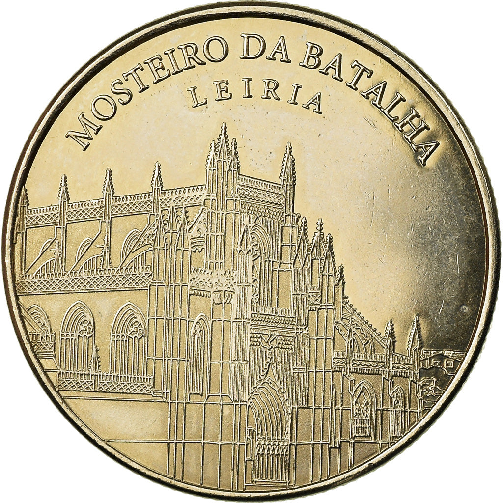 Portugal, Token, Mosteiro Da Batalha, Leiria, History, MS(63), Copper-nickel