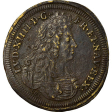 France, Token, Louis XIV, Nuremberg, Cornélius Lauffers, History, VF(30-35)