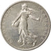 FRANCE, Semeuse, Franc, 1912, Paris, KM #844.1, EF(40-45), Silver, 23, Gadoury..