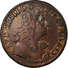 France, Token, Louis XIV Le Grand, History, EF(40-45), Copper
