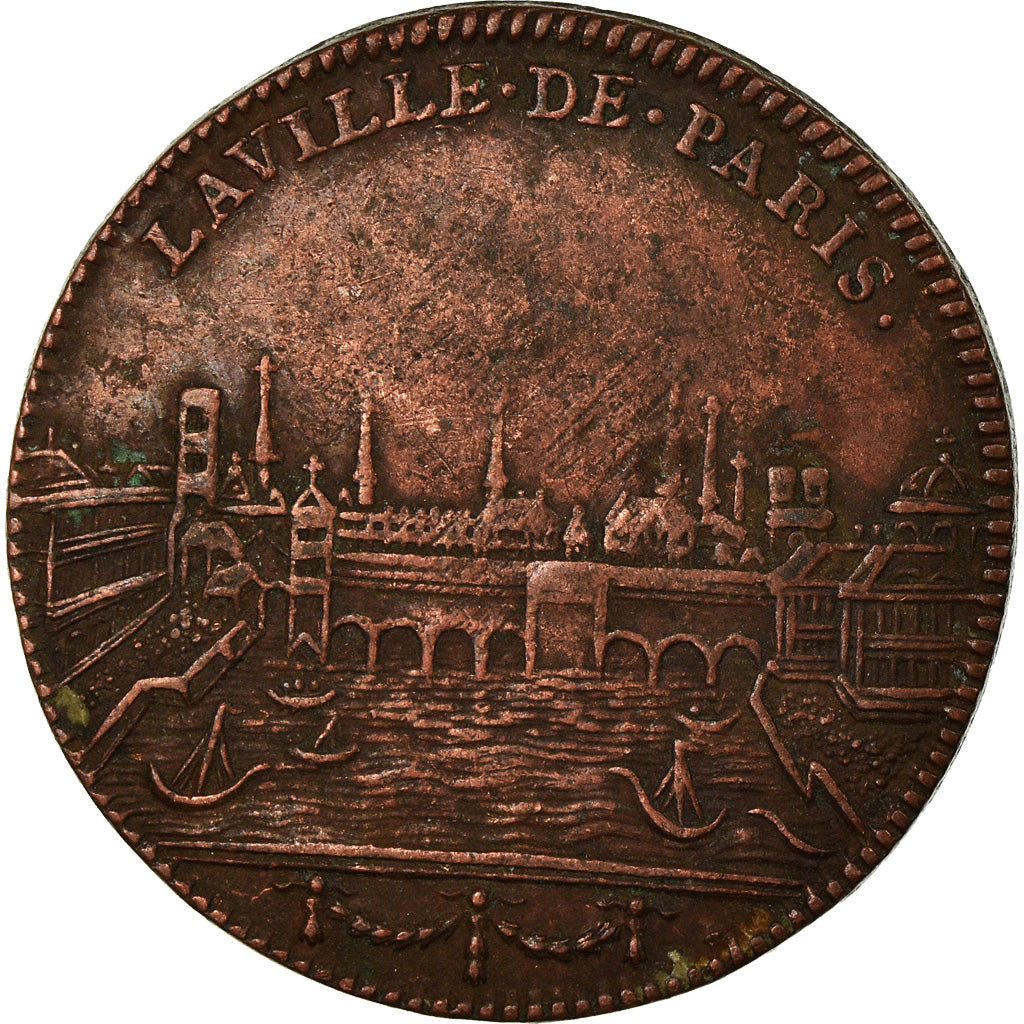 France, Token, Louis XIV, Administration Municipale de Paris, History