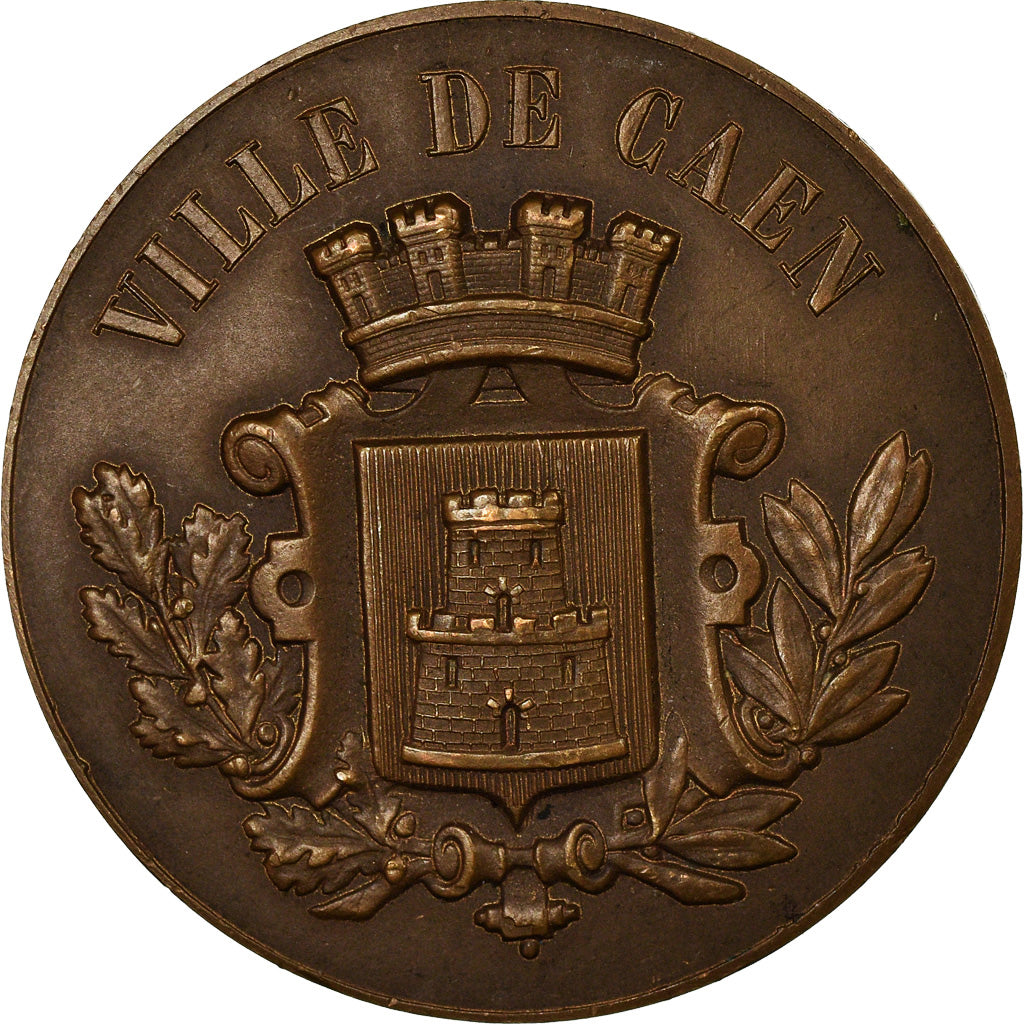 France, Medal, Ville de Caen, AU(55-58), Bronze