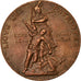 Frankrijk, Token, Ligue des Patriotes, History, 1882, Mercié, ZF+, Bronze