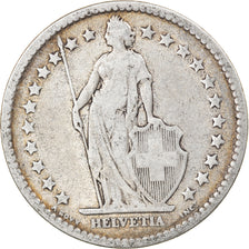 Coin, Switzerland, 2 Francs, 1878, Bern, VF(20-25), Silver, KM:21