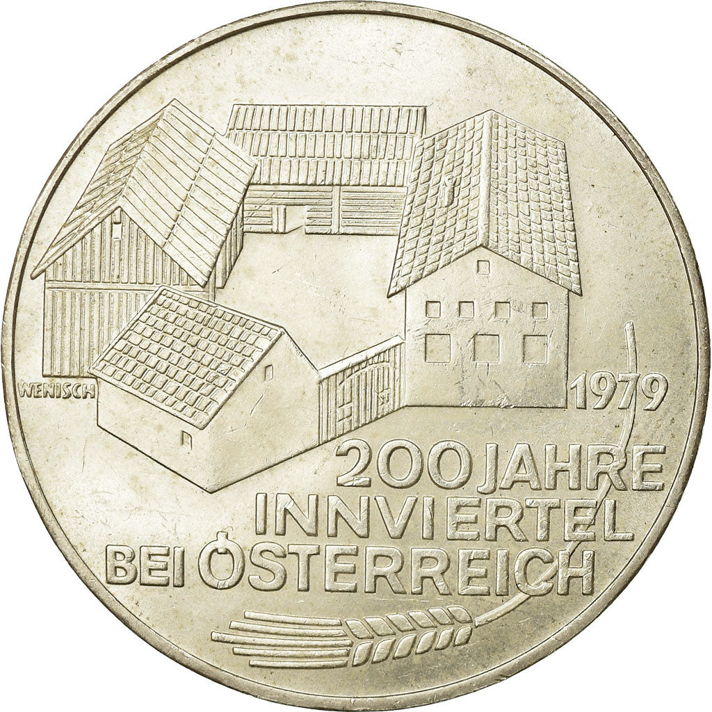 Coin, Austria, 200th Anniversary - Inn District, 100 Schilling, 1979, AU(55-58)