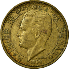 Coin, Monaco, Rainier III, 50 Francs, Cinquante, 1950, EF(40-45)