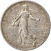 FRANCE, Semeuse, Franc, 1913, Paris, KM #844.1, AU(50-53), Silver, 23, Gadoury..