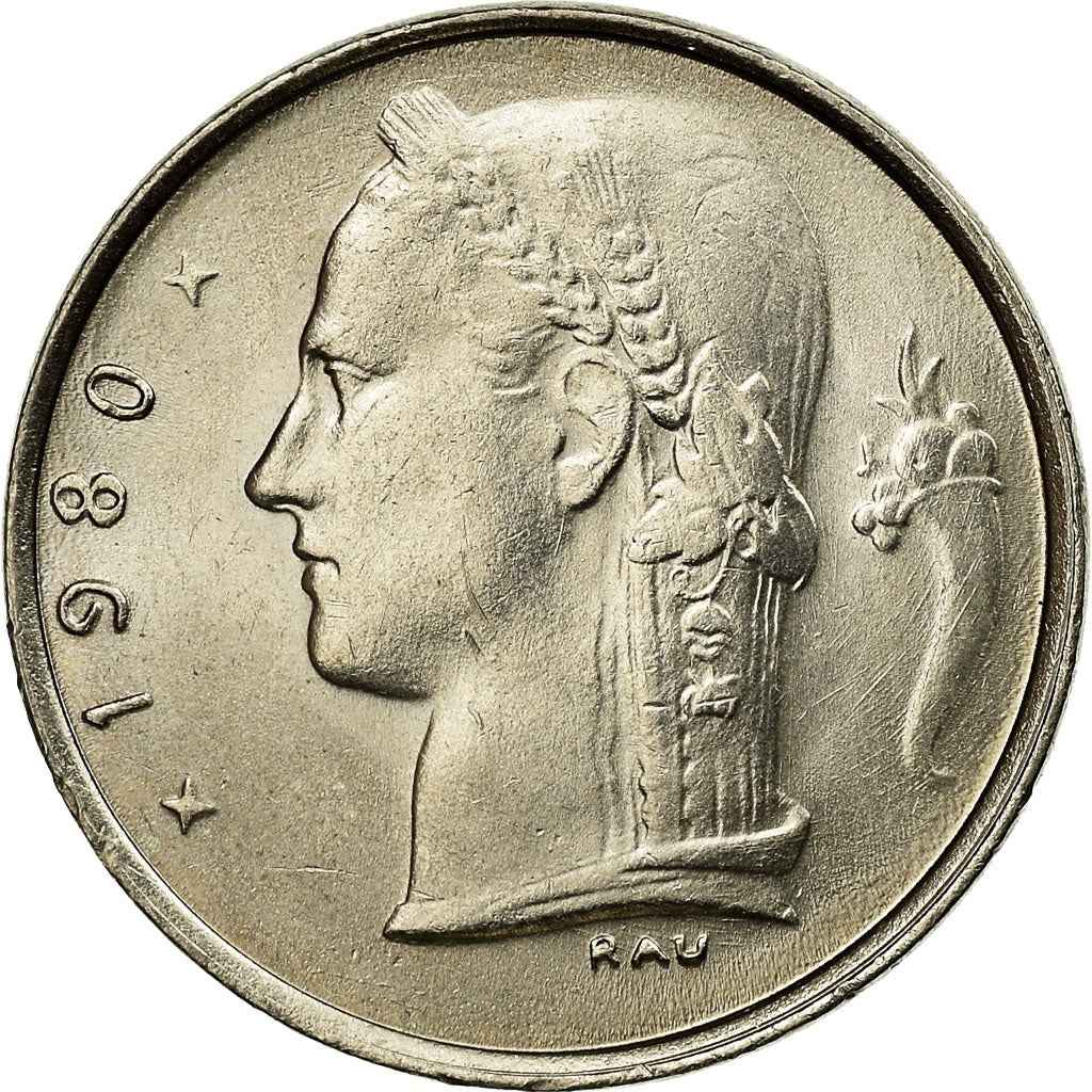Munten, België, Franc, 1980, PR, Copper-nickel, KM:142.1