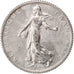 FRANCE, Semeuse, Franc, 1913, Paris, KM #844.1, AU(55-58), Silver, 23, Gadoury..