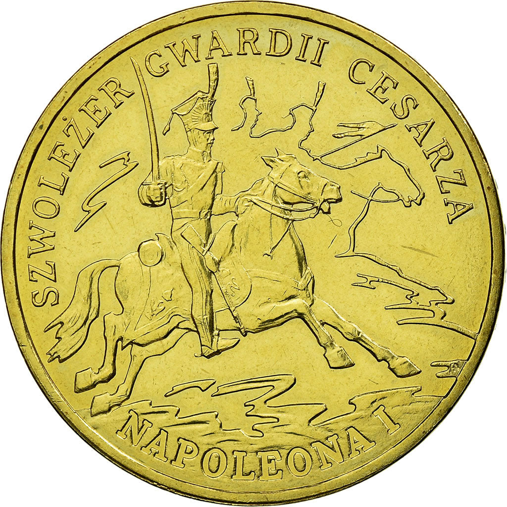 Moneta, Polska, Imperial Guard, 2 Zlote, 2010, Warsaw, EF(40-45), Mosiądz