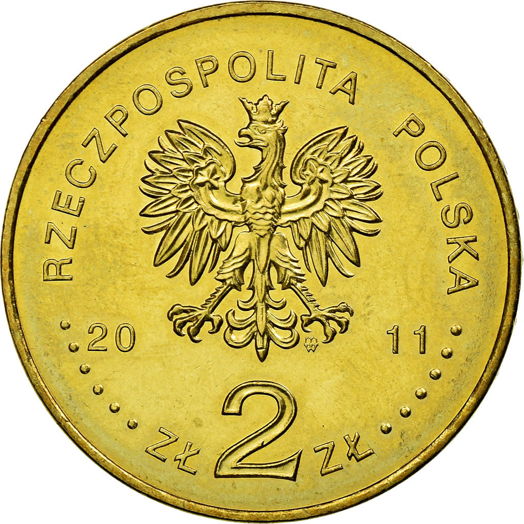 Moeda, Polónia, Polonia Warszawa football club, 2 Zlote, 2011, Warsaw