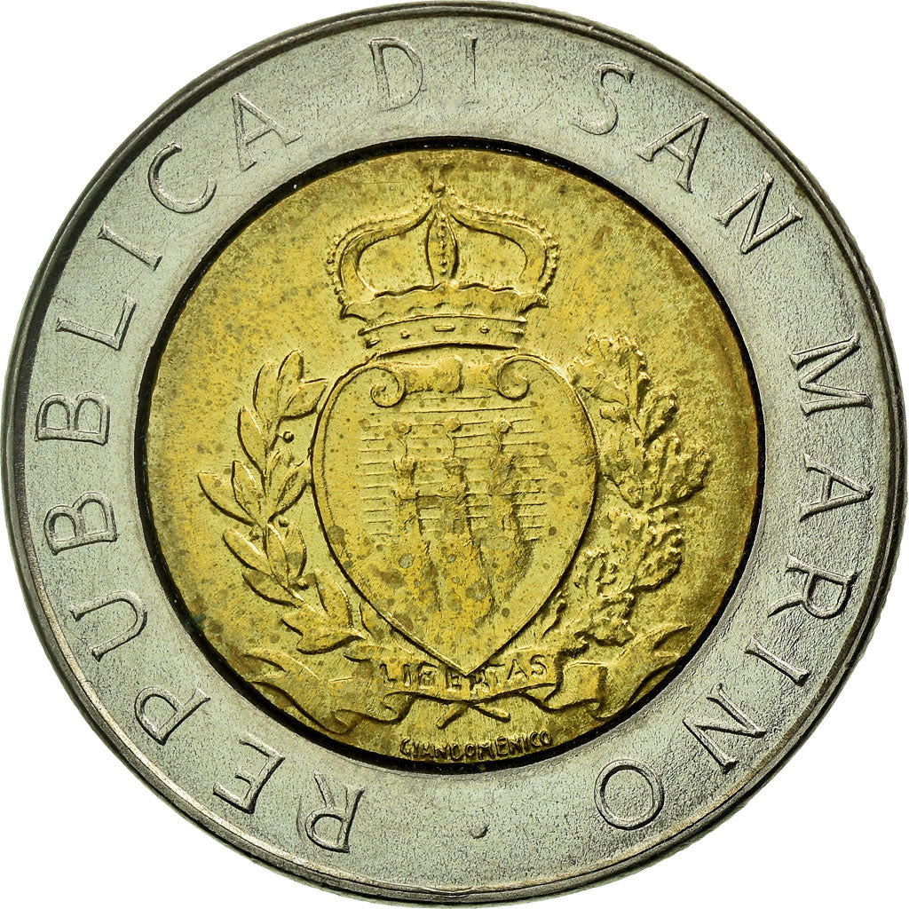 Coin, San Marino, 15th Anniversary - Resumption of Coinage, 500 Lire, 1987