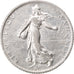 FRANCE, Semeuse, Franc, 1914, Paris, KM #844.1, AU(50-53), Silver, 23, Gadoury..