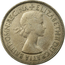 Coin, Great Britain, Elizabeth II, 1/2 Crown, 1953, EF(40-45), Copper-nickel