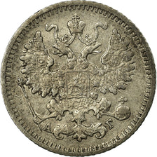 Coin, Russia, Nicholas II, 5 Kopeks, 1890, Saint-Petersburg, EF(40-45), Silver