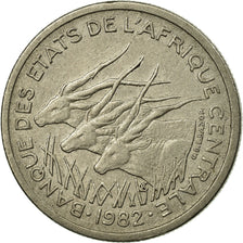 Coin, Central African States, 50 Francs, 1982, Paris, EF(40-45), Nickel, KM:11