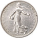 FRANCE, Semeuse, Franc, 1914, Paris, KM #844.1, AU(55-58), Silver, 23, Gadoury..