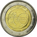 Finlandia, 2 Euro, EMU 10th Anniversary, 2009, SPL-, Bi-metallico, KM:144