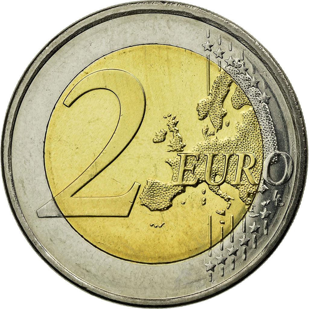 Finlandia, 2 Euro, EMU 10th Anniversary, 2009, SPL-, Bi-metallico, KM:144