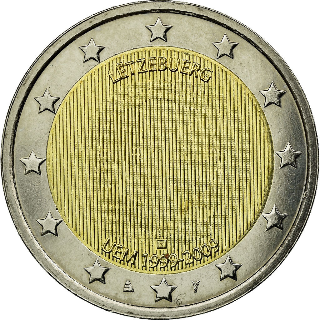 Lussemburgo, 2 Euro, European Monetary Union - 10th Anniversary, 2009, SPL-